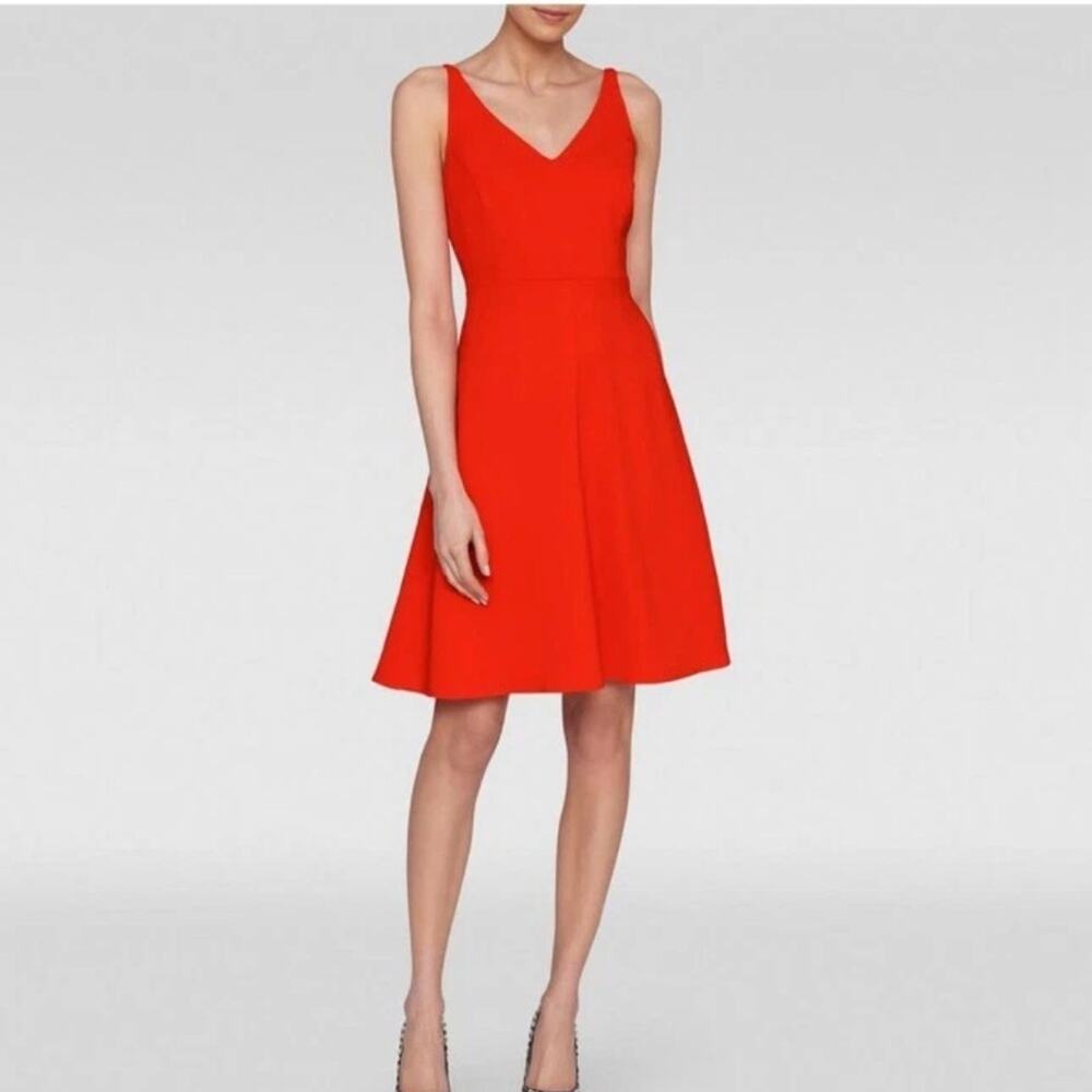 LK Bennett Satsuma Laverne Dress Orange Size 10